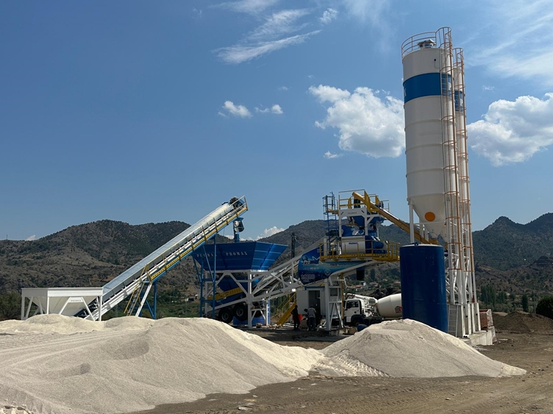 100m³/h Mobil Beton Santrali